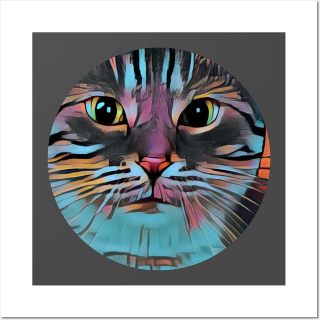 Fun mycat, revolution for cats Wall Art by GoranDesign